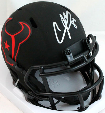 Andre Johnson Signed Houston Texans Eclipse Speed Mini Helmet