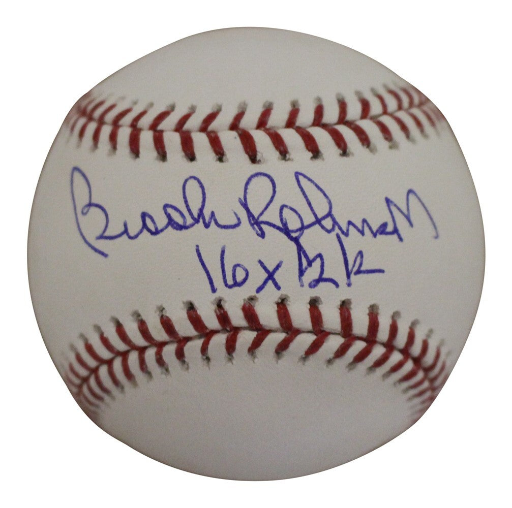 Brooks Robinson Baltimore Orioles Autographed OML Baseball 16x GG Inscription