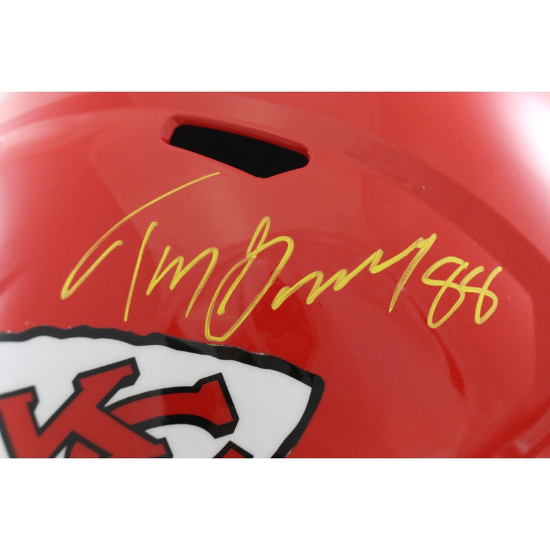 Tony Gonzalez Autographed Kansas City Chiefs Full Size Helmet