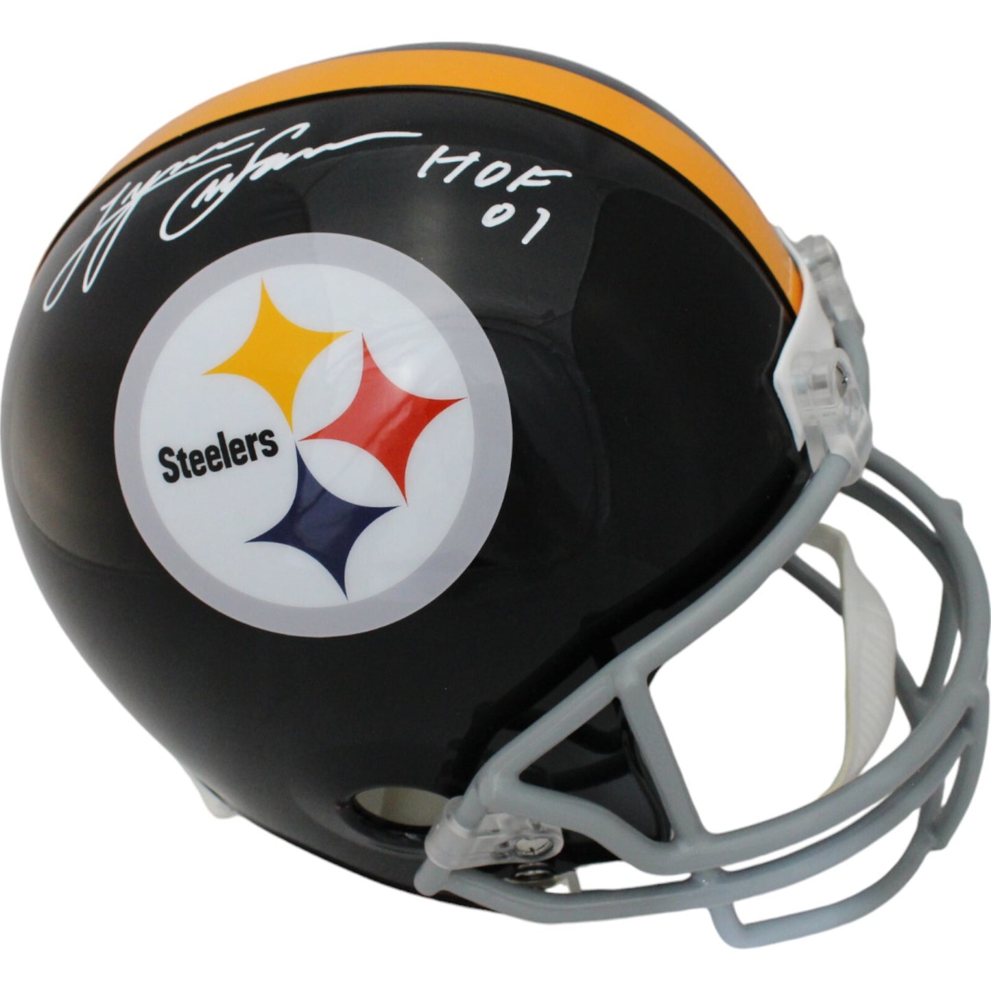 Lynn Swann Signed Pittsburgh Steelers Full Size VSR4 Replica Helmet HOF
