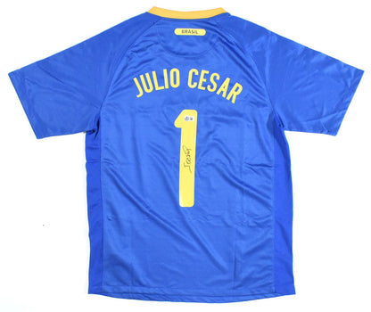 Julio Cesar Signed Brazil National Team Jersey