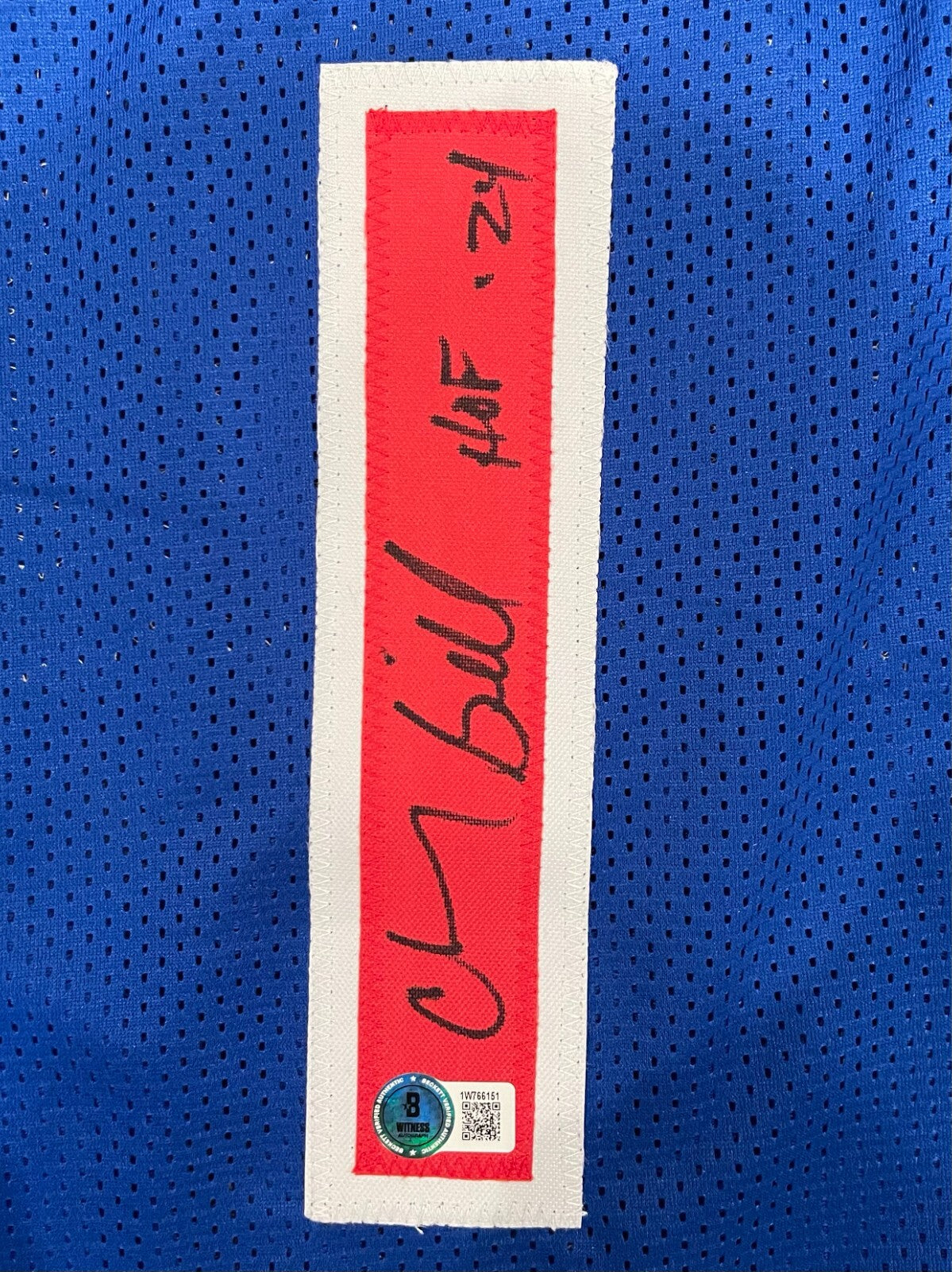Chauncey Billups Signed Detroit Pistons Custom Jersey (HOF 24)
