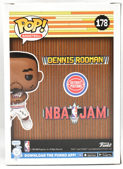 Dennis Rodman Signed Detroit Pistons Funko Pop #178