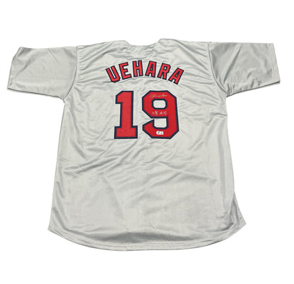 Koji Uehara Signed Boston Red Sox Custom Jersey (Kanji Inscription)