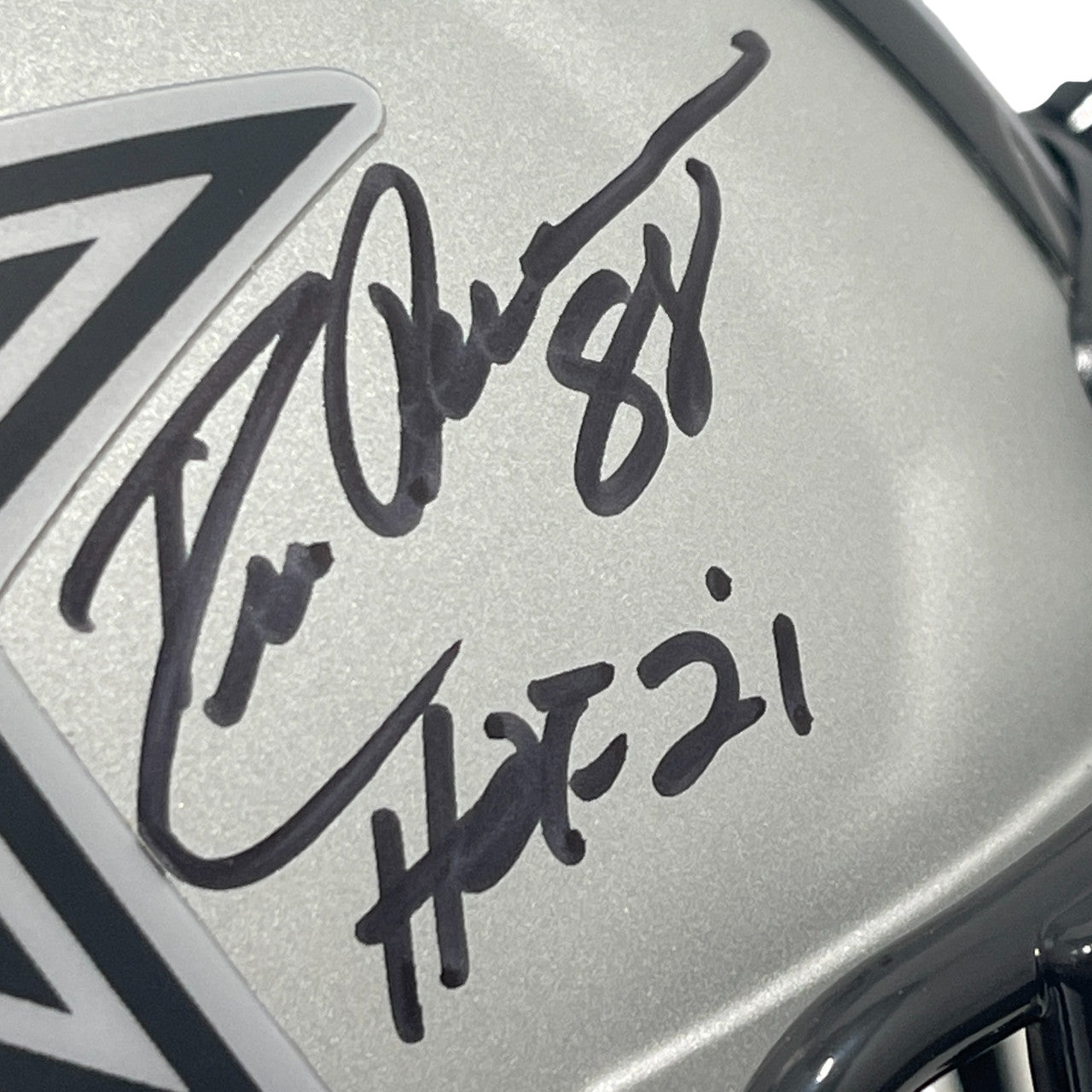 Drew Pearson Signed Dallas Cowboys Rave Mini Helmet HOF 21 BAS