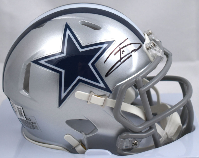 Trevon Diggs Signed Dallas Cowboys Speed Mini Helmet