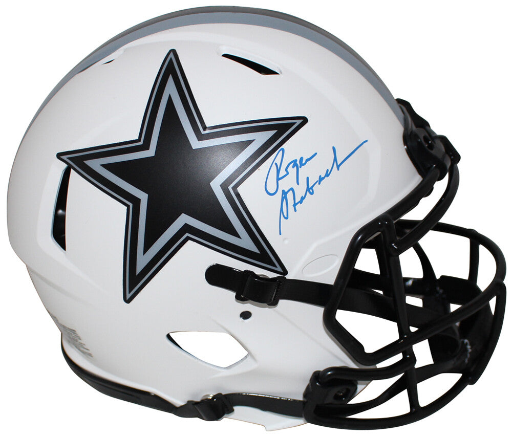 Roger Staubach Dallas Cowboys Authentic Lunar Full Size Helmet