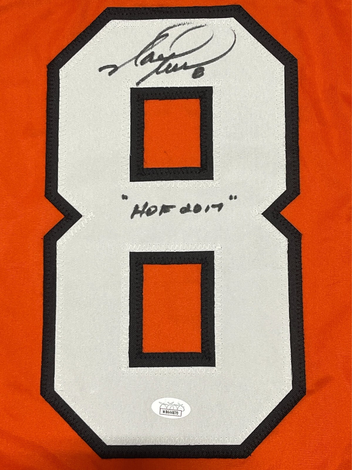 Mark Recchi Signed Philadelphia Flyers Custom Jersey HOF 2017 (JSA)
