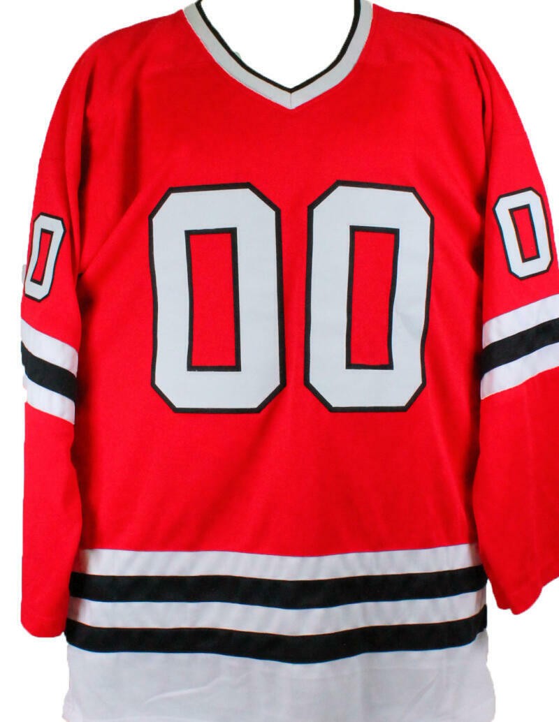 Chevy Chase Autographed Clark Griswold Red Hockey Jersey