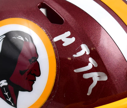 Ricky Sanders Autographed Washington Speed Mini Helmet HTTR Inscription