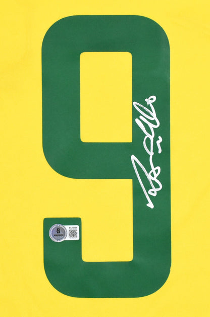 Ronaldo Signed Brazil Home Soccer Jersey