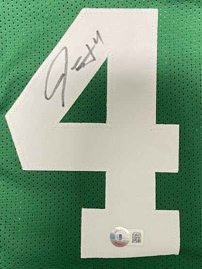 Jrue Holiday Boston Celtics Autographed Custom Jersey (Beckett Witness)