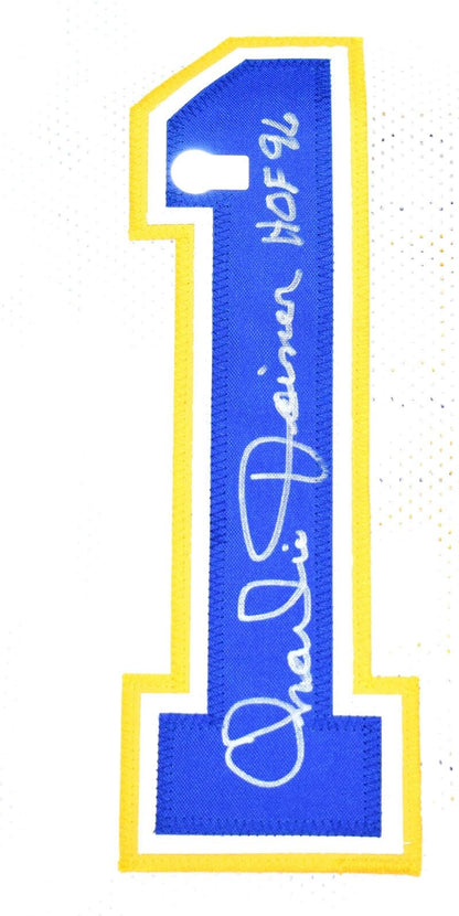 Charlie Joiner Autographed Custom White Football Jersey (HOF Inscription)