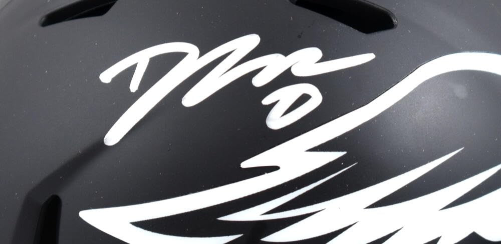 D'Andre Swift Signed Philadelphia Eagles Eclipse Speed Mini Helmet