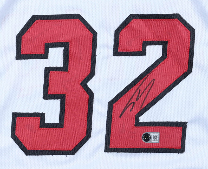 Shaquille O'Neal Autographed Miami Heat White Custom Jersey