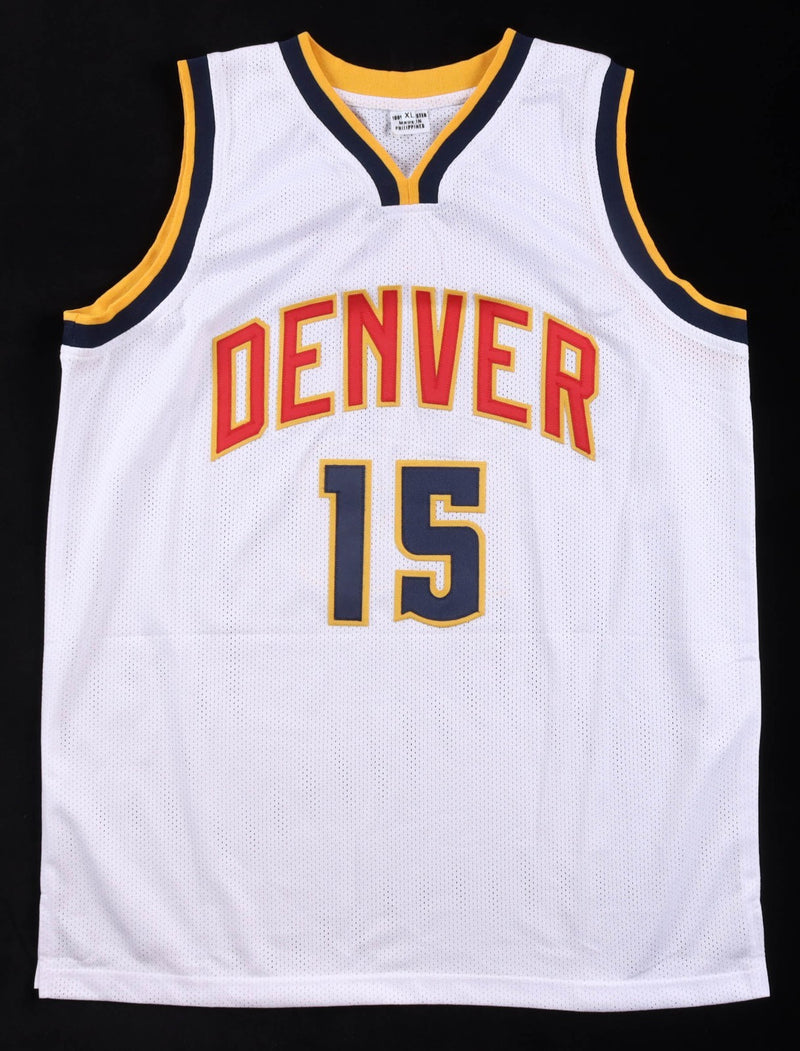 Nikola Jokic Denver Nuggets Autographed Custom White Basketball Jersey