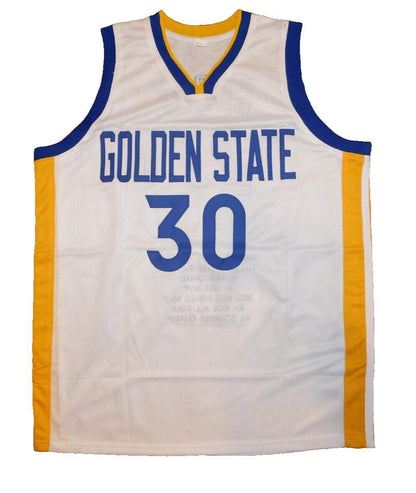 Steph Curry Signed Golden State Warriors Custom Stat Jersey (JSA COA)