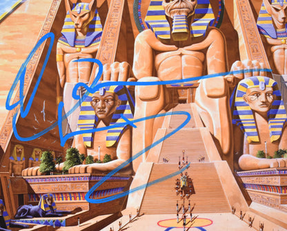 Bruce Dickinson Signed Iron Maiden Powerslave Vinyl Record