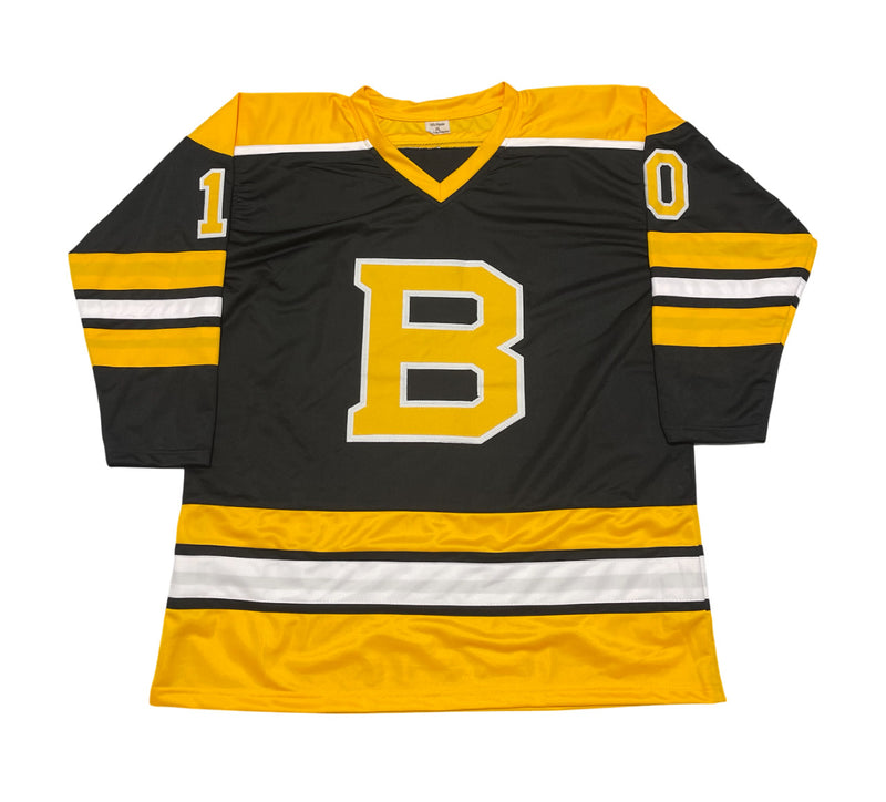 Jean Ratelle Signed Boston Bruins Custom Jersey (2 Inscriptions)