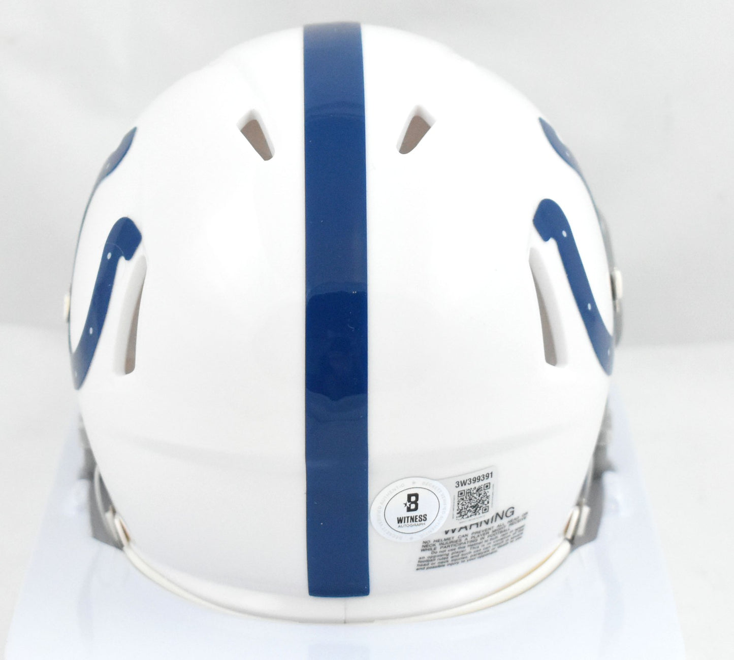 Edgerrin James Autographed Indianapolis Colts Speed Mini Helmet