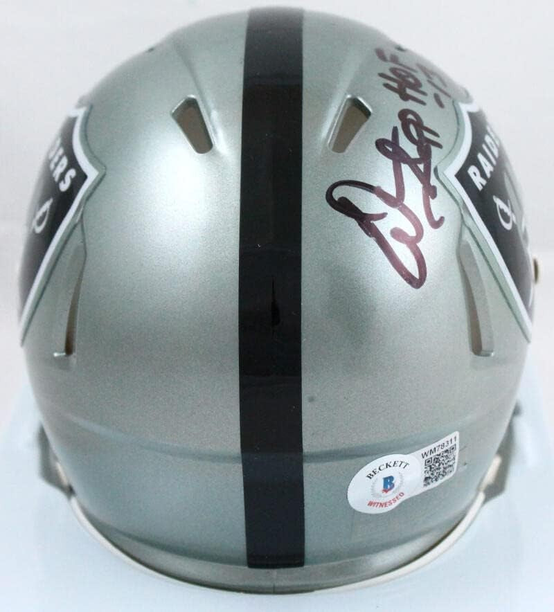 Warren Sapp Signed Oakland Raiders Flash Speed Mini Helmet - HOF