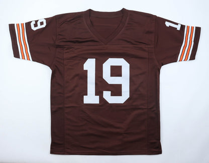Bernie Kosar Autographed Cleveland Browns Brown Custom Jersey