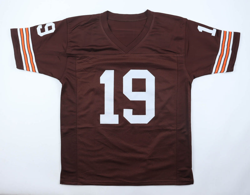 Bernie Kosar Autographed Cleveland Browns Brown Custom Jersey