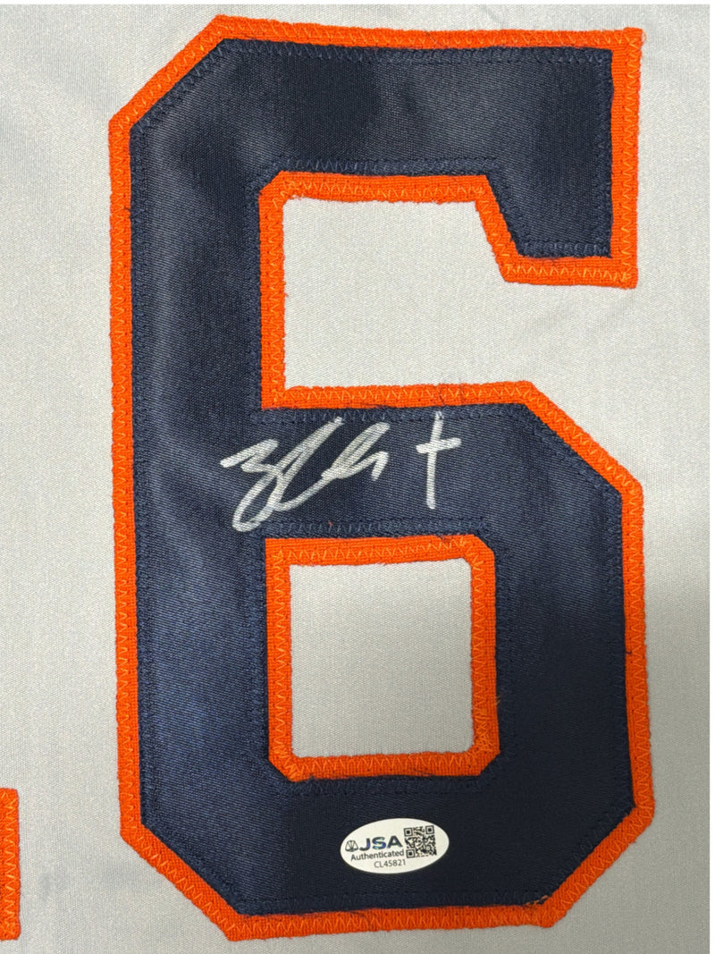 Zach Cole Signed Houston Astros Custom Jersey