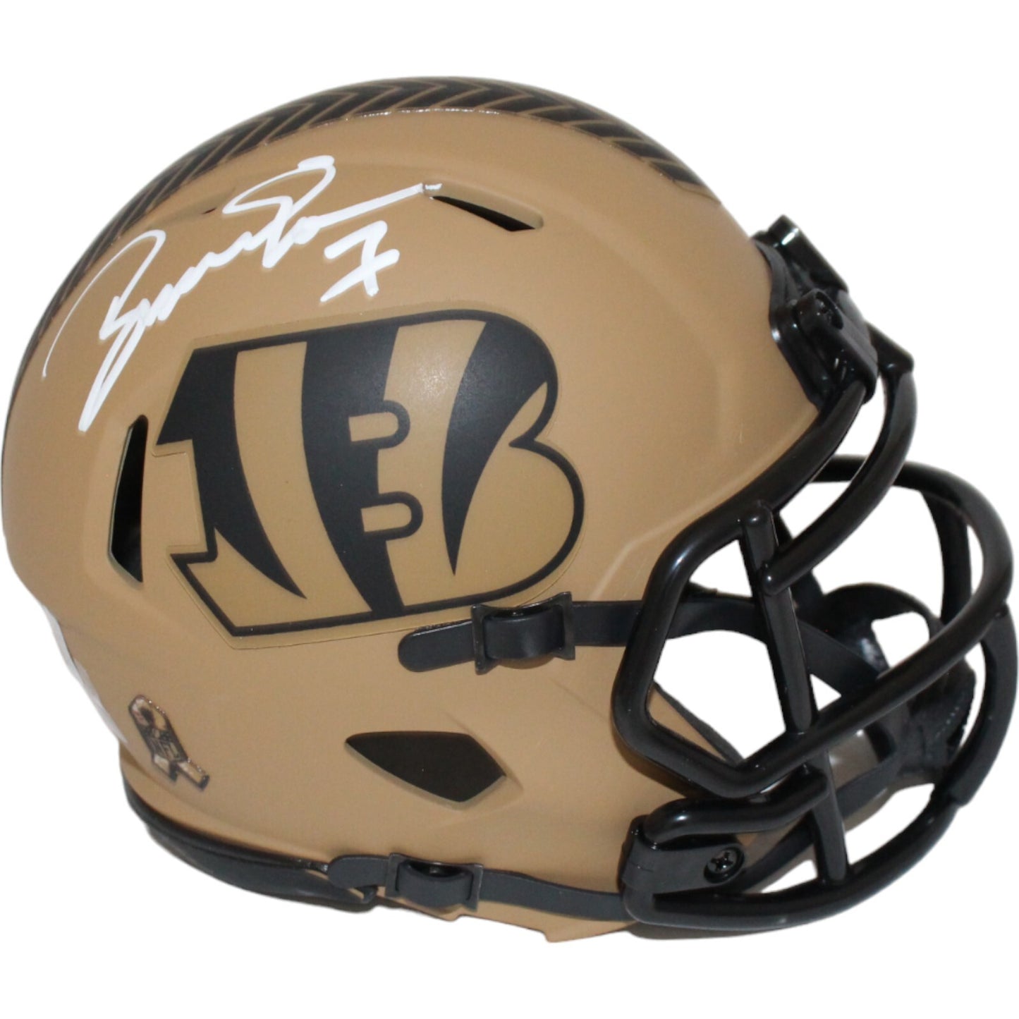 Boomer Esiason Signed Cincinnati Bengals 2023 Salute to Service Mini Helmet