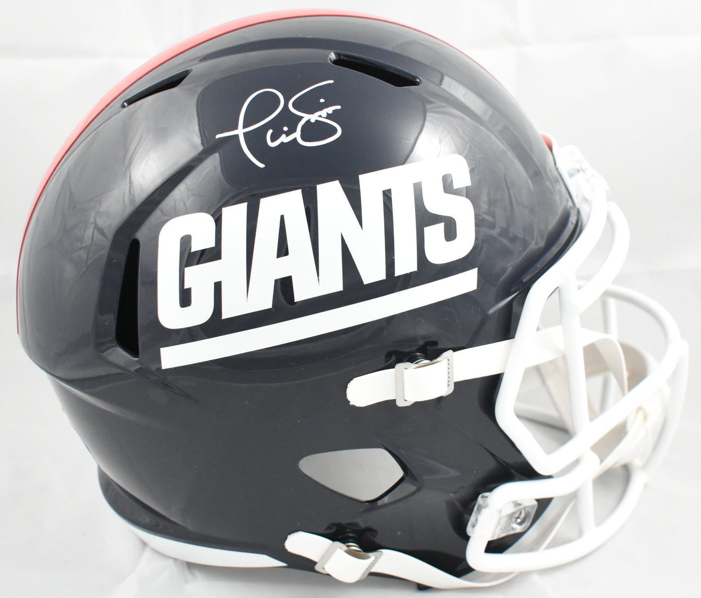 Phil Simms Signed New York Giants Throwback Full Size Helmet