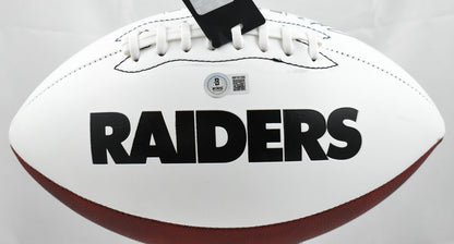 Ashton Jeanty Signed Las Vegas Raiders Logo Football