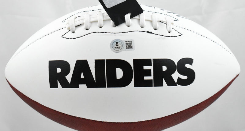Ashton Jeanty Signed Las Vegas Raiders Logo Football