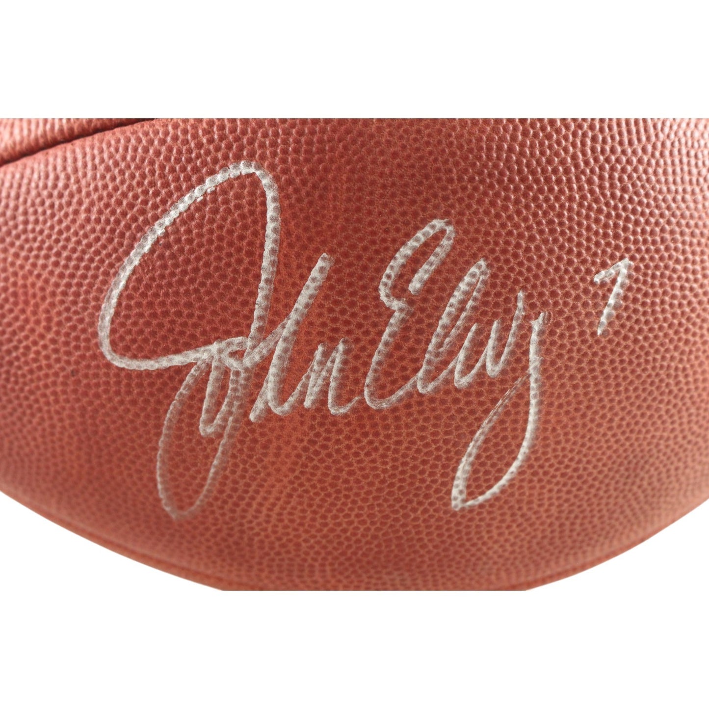 John Elway Autographed Denver Broncos Wilson The Duke Football