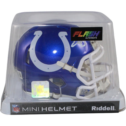 Edgerrin James Indianapolis Colts Flash Alternate Mini Helmet Beckett