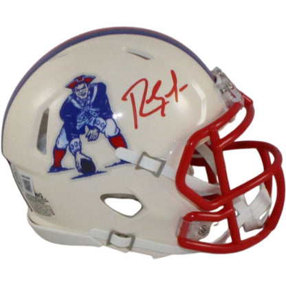 Randy Moss Signed New England Patriots Retro Mini Helmet