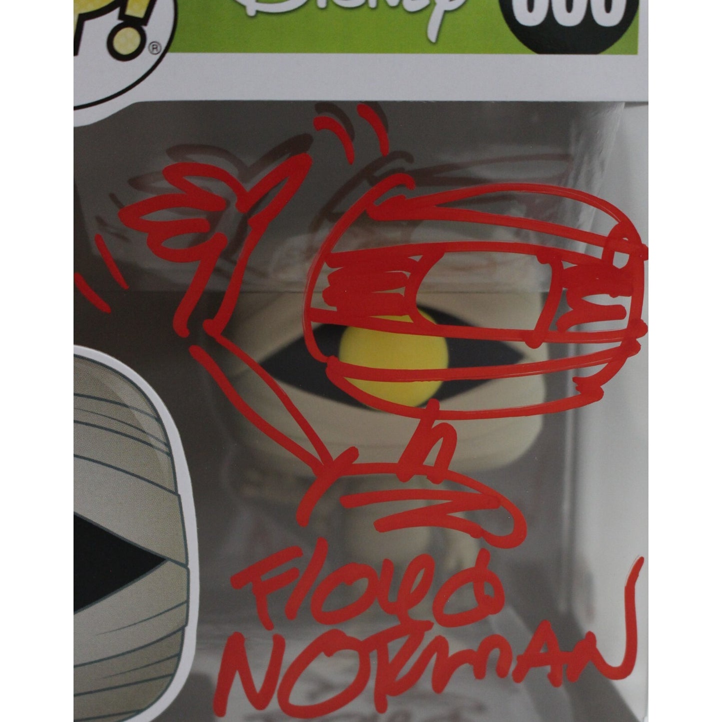 Floyd Norman Signed Disney Mummy Boy Funko Pop! #600 (Beckett)