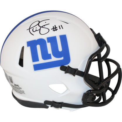 Phil Simms New York Giants Autographed Lunar Mini Helmet