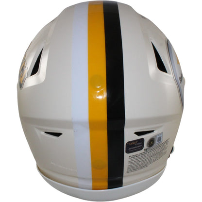 Jerome Bettis Signed Pittsburgh Steelers Authentic Retro SpeedFlex Helmet