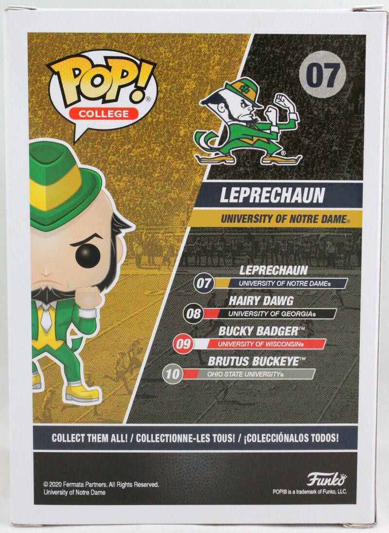 Chase Claypool Signed Notre Dame Funko Pop Figurine