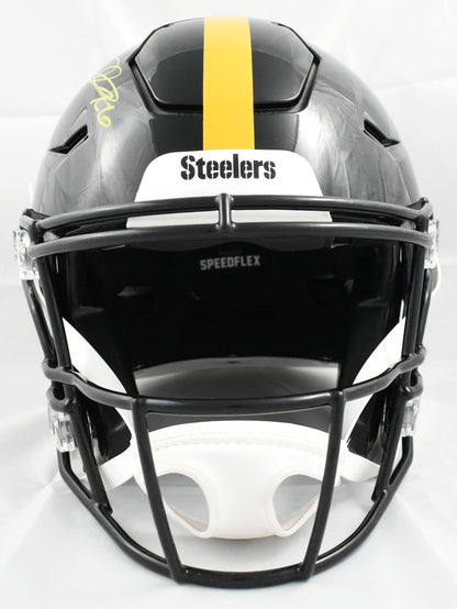 Rod Woodson Autographed Pittsburgh Steelers Full Size Speedflex Helmet