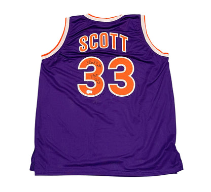 Charlie Scott Signed Phoenix Suns Custom Jersey HOF 2018 Beckett COA