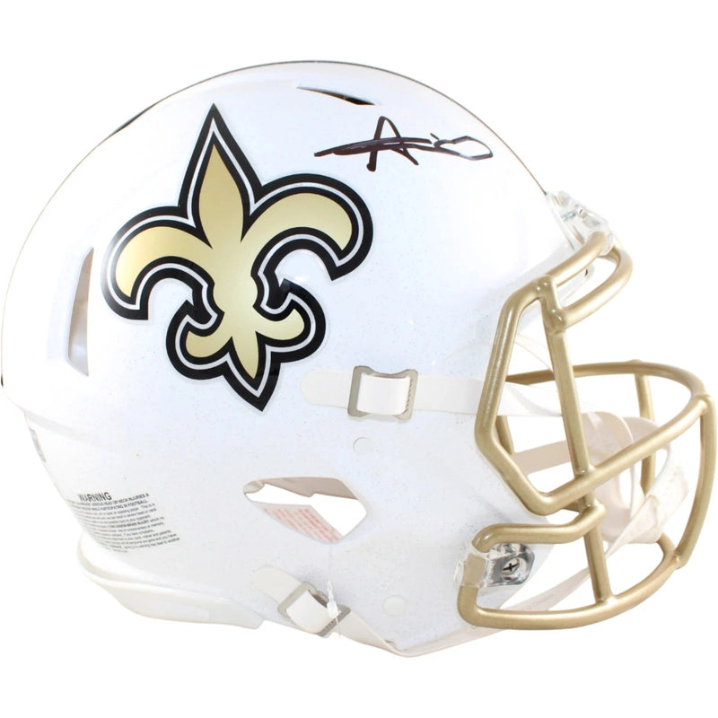 Alvin Kamara Signed New Orleans Saints 2025 Alternate Pro Helmet