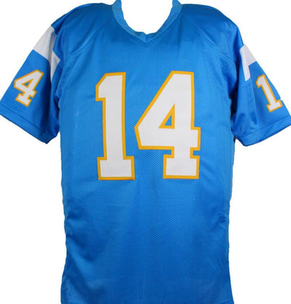 Dan Fouts Signed San Diego Chargers Style Custom Jersey - Light Blue