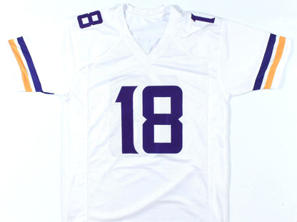 Justin Jefferson Autographed Minnesota Vikings Custom Jersey - White