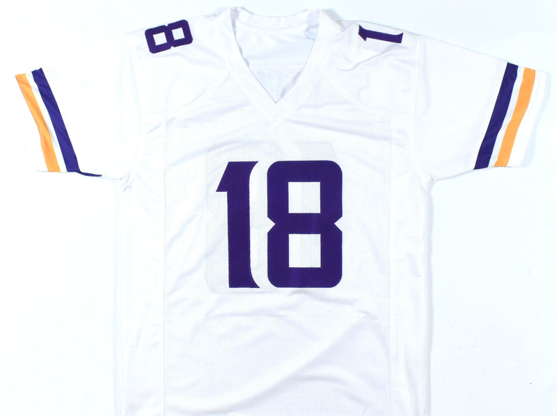 Justin Jefferson Autographed Minnesota Vikings Custom Jersey - White