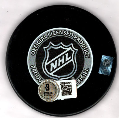 Tim Thomas Signed 2011 Stanley Cup Puck (Conn Smythe) BAS Witness