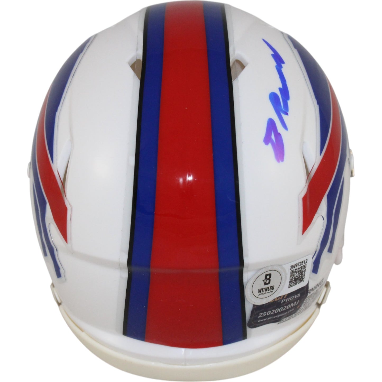 Greg Rousseau Buffalo Bills Autographed Mini Helmet