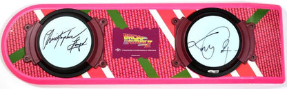 Michael J. Fox & Christopher Lloyd Signed Back to the Future Hoverboard