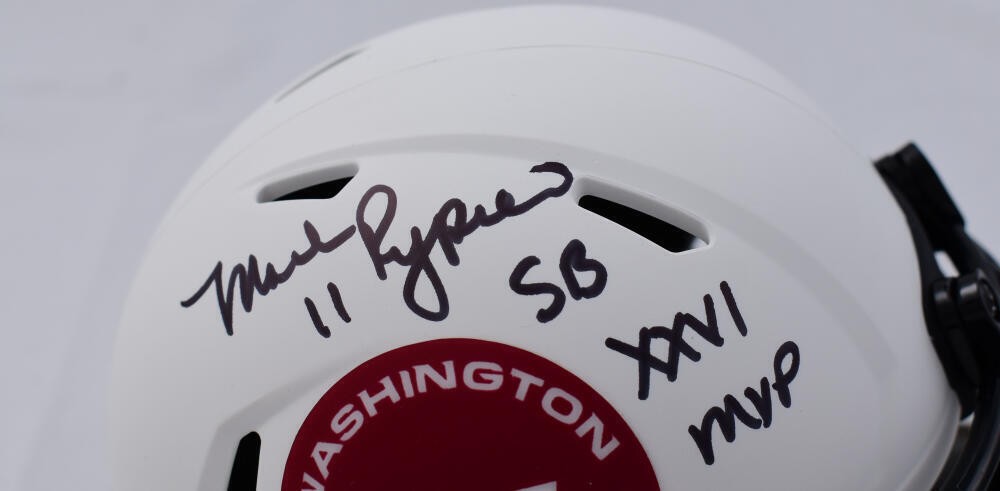 Mark Rypien Signed Washington Football Team Lunar Speed Mini Helmet (SB MVP)