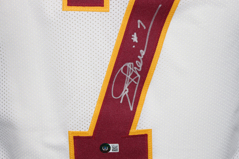 Joe Theismann Signed Washington White Custom Football Jersey - Beckett COA